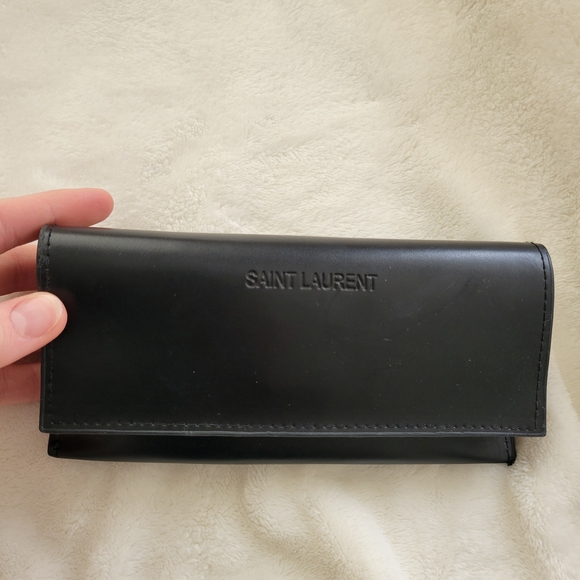 Saint Laurent Cat Eye Black Sunglasses - Picture 8 of 9